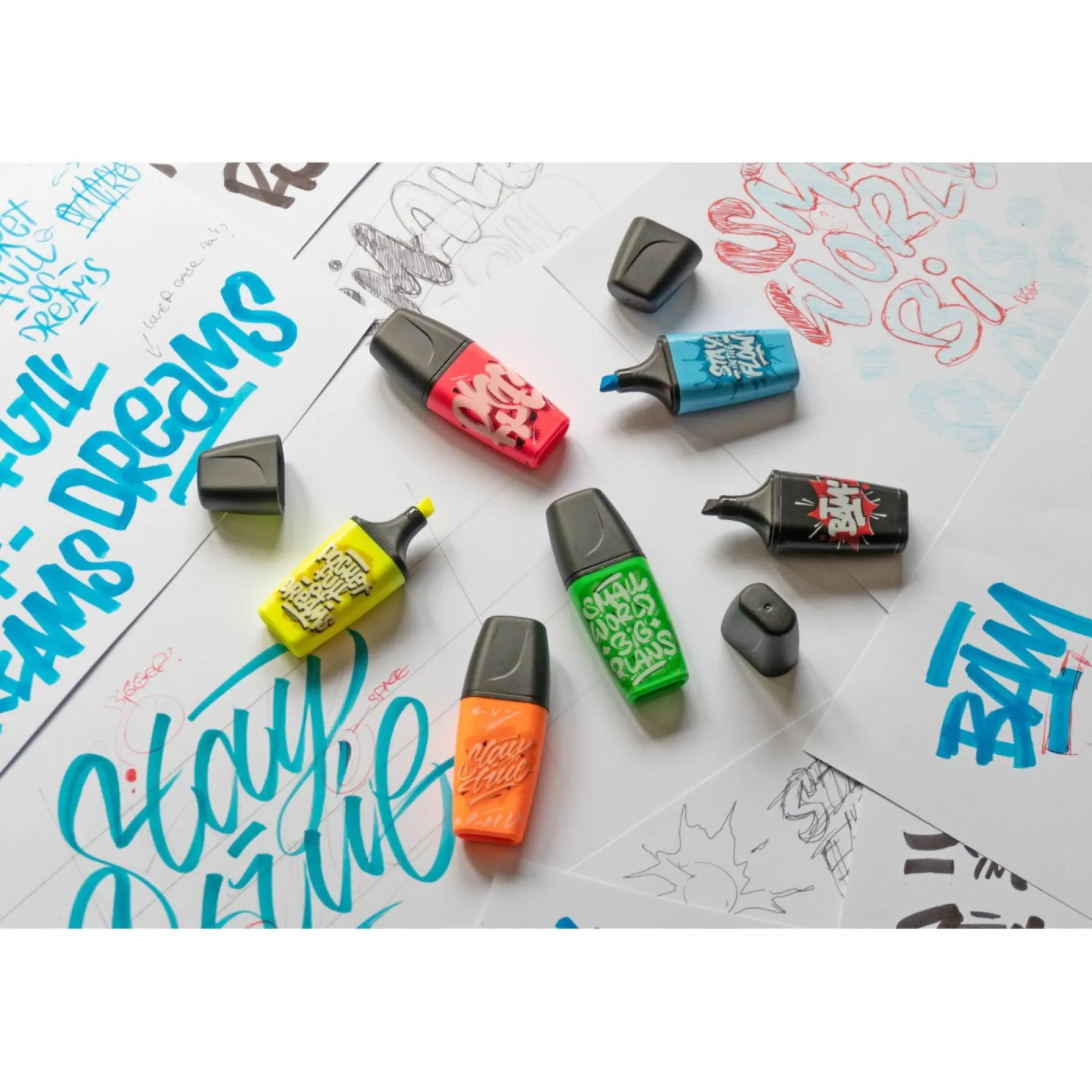 Schrijfwaren> Stabilo 6st mini boss snooze one