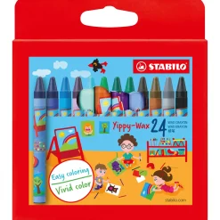 Tekenen / Kleuren> Stabilo Yippy-wax krijtjes 24st