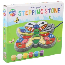 Verven / Schilderen> Stapsteen schilderen 17x17 cm doe-het-zelf 2 assorti