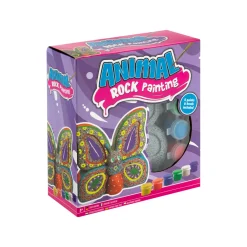 Verven / Schilderen> Stenen vlinder schilderen 8 delig 12 cm