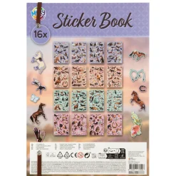 Stickers> Stickerboek A4 Horse collection 16 pagina's en 900 + stickers