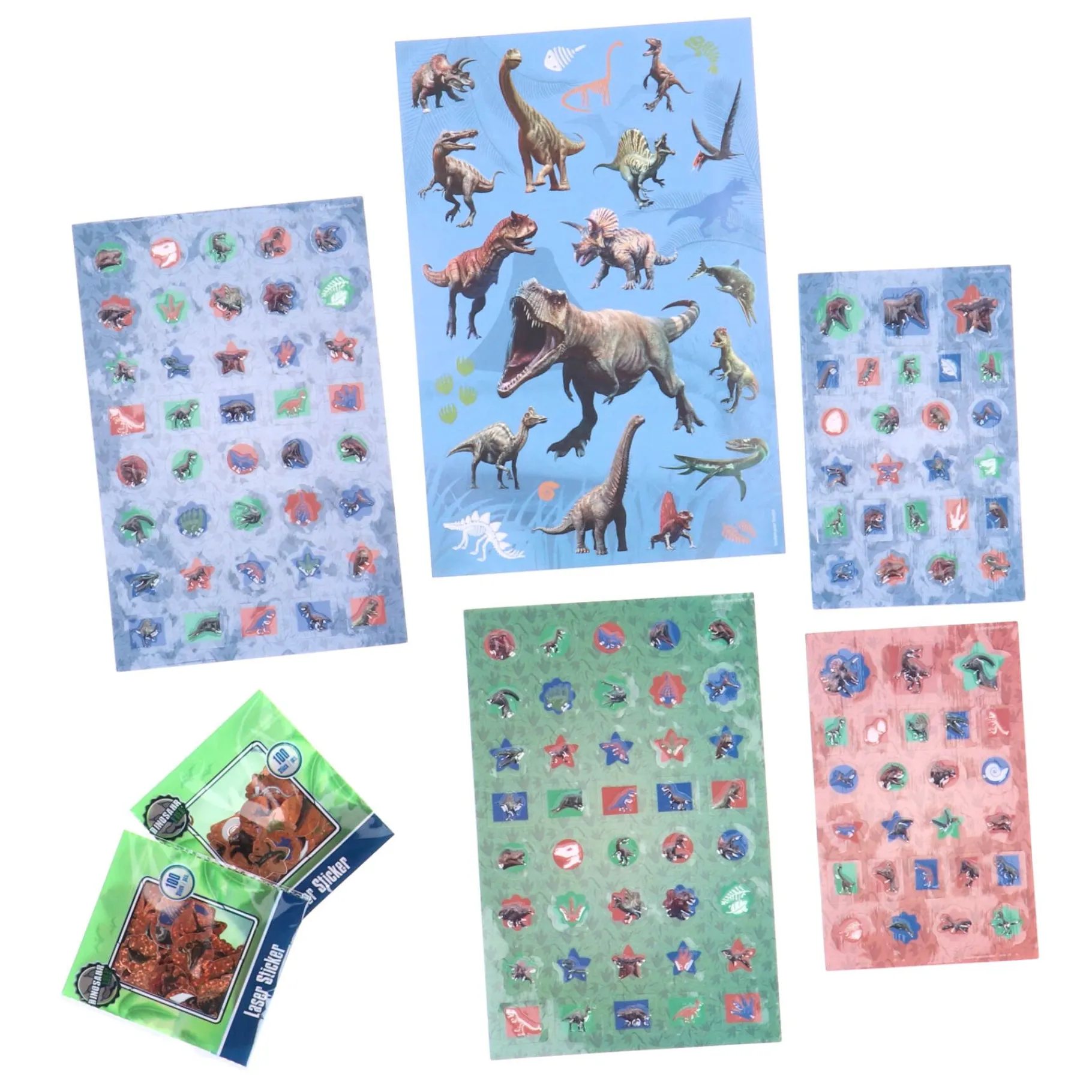 Stickers> Stickerset Dinosaurus 500-Delig
