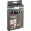 Schrijfwaren> Stiften acrylic markers 5 stuks 13x19x2,5cm