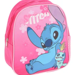 Tassen> Stitch rugtas 1st Choice roze 25x22x10 cm