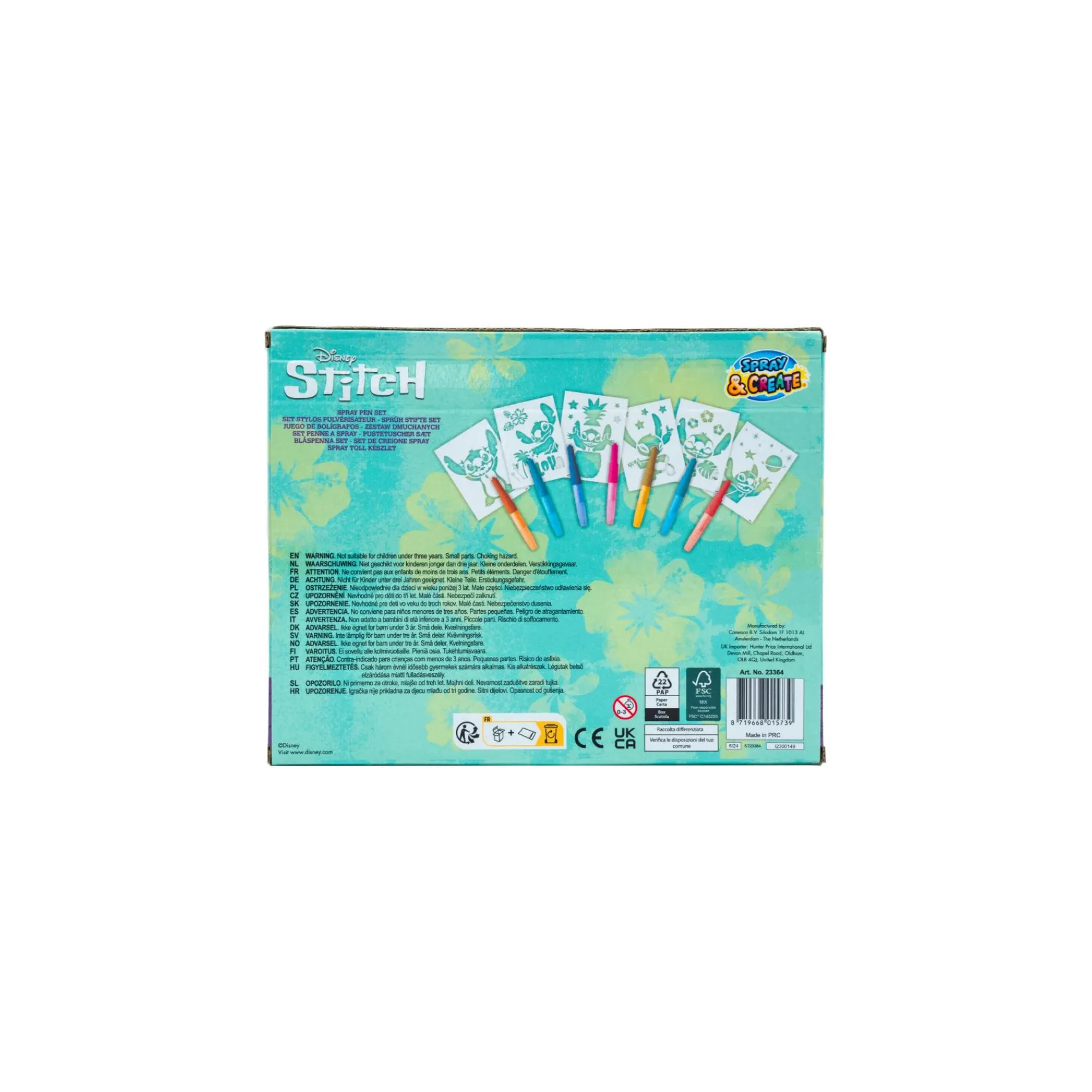 Kleurboeken|Tekenen / Kleuren> Stitch Spray Pen Set