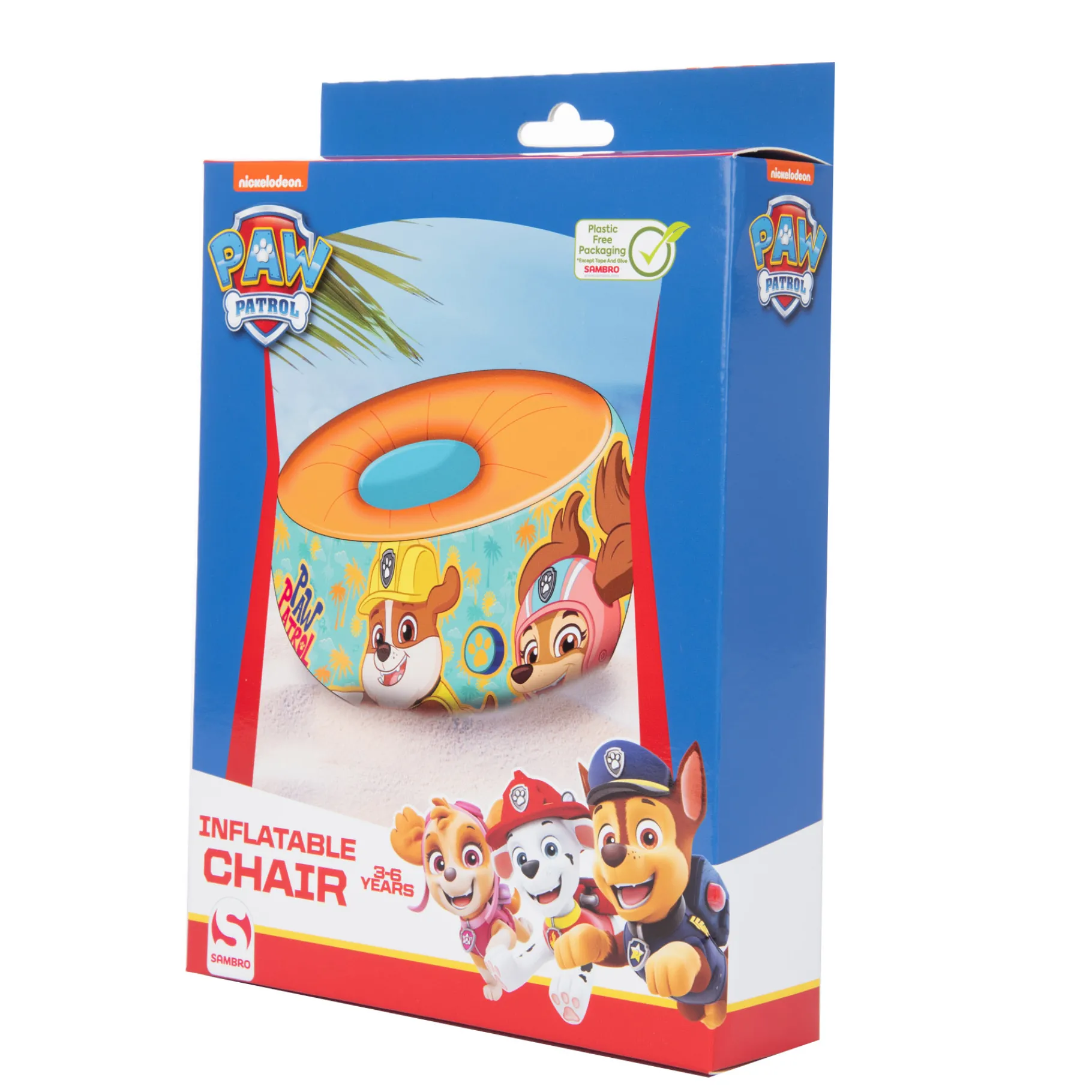 Zwemmen En Waterspeelgoed>Sambro Stoel Opblaasbaar Paw Patrol