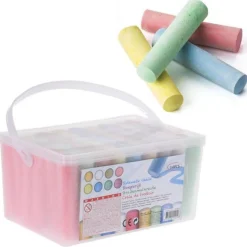 Stoepkrijt> Stoepkrijt jumbo 54 stuks