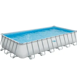 Zwemmen En Waterspeelgoed|Zwembaden>Summer Waves Zwembad Elite Rectangular Frame 732 X 366 X 132 cm + zandfilterpomp