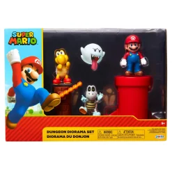 Speelsets|Jongens> Super Mario dungeon diorama actieset 6,5 cm
