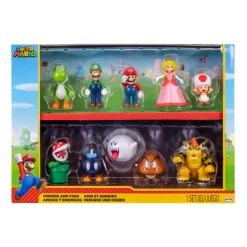 Speelfiguren> Super Mario figuren vrienden en vijanden 6,5 cm  10-pack