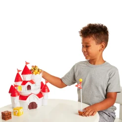 Speelsets|Jongens></noscript>Nintendo Super Mario Kasteel Mushroom Kingdom  (voor 6,5 cm figuren)