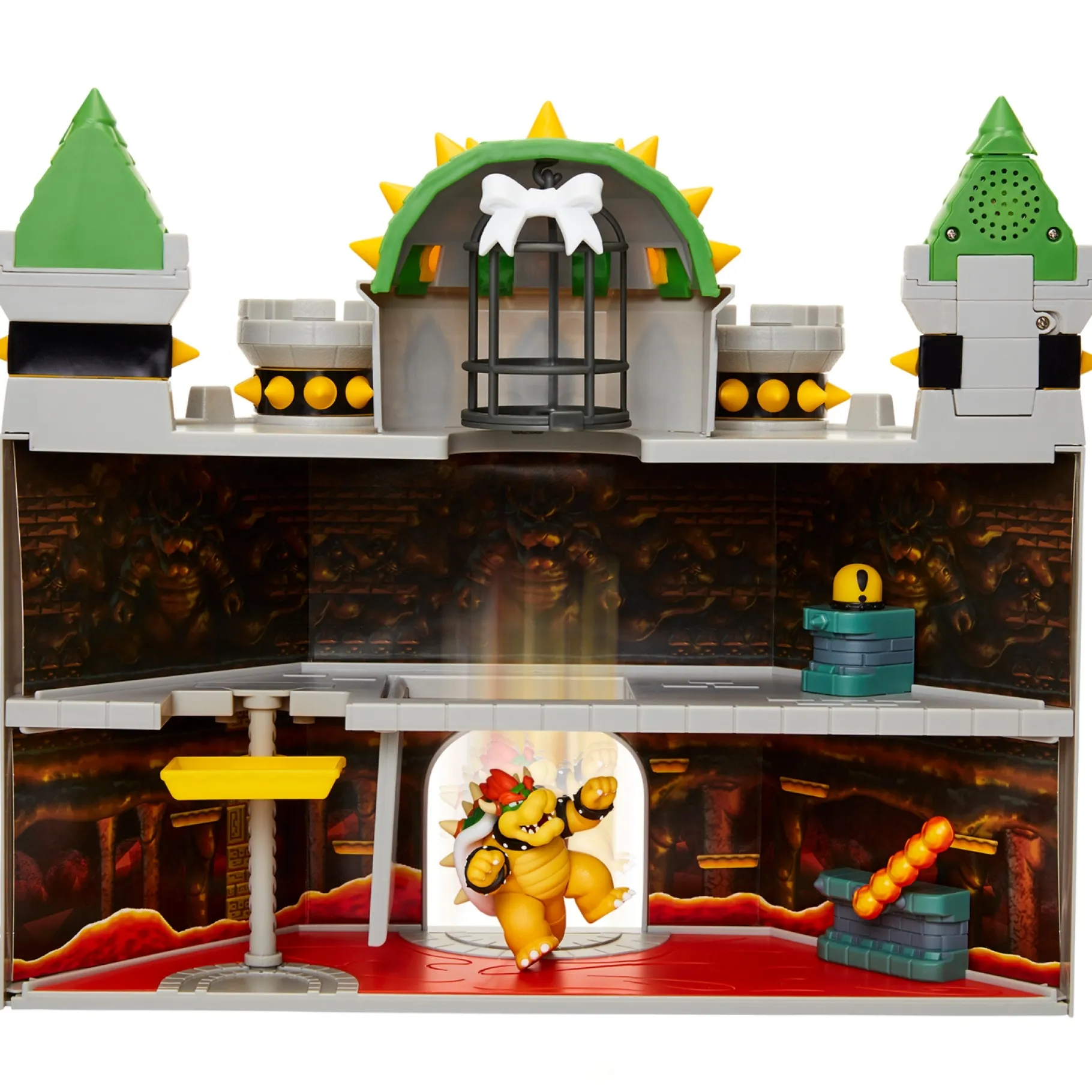 Speelsets|Jongens>Nintendo Super Mario mega kasteel bowser met figuurtje 6,5 cm