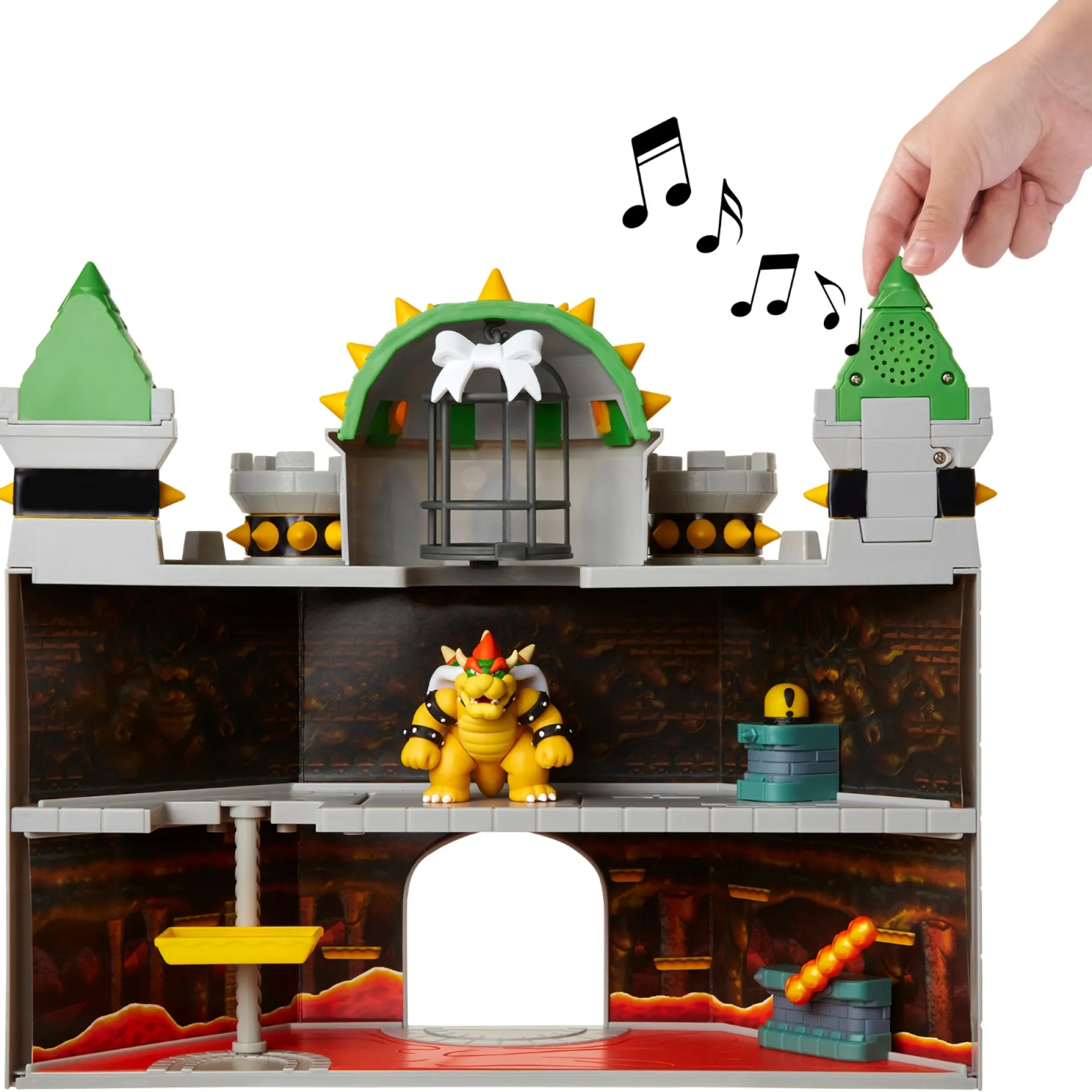 Speelsets|Jongens>Nintendo Super Mario mega kasteel bowser met figuurtje 6,5 cm