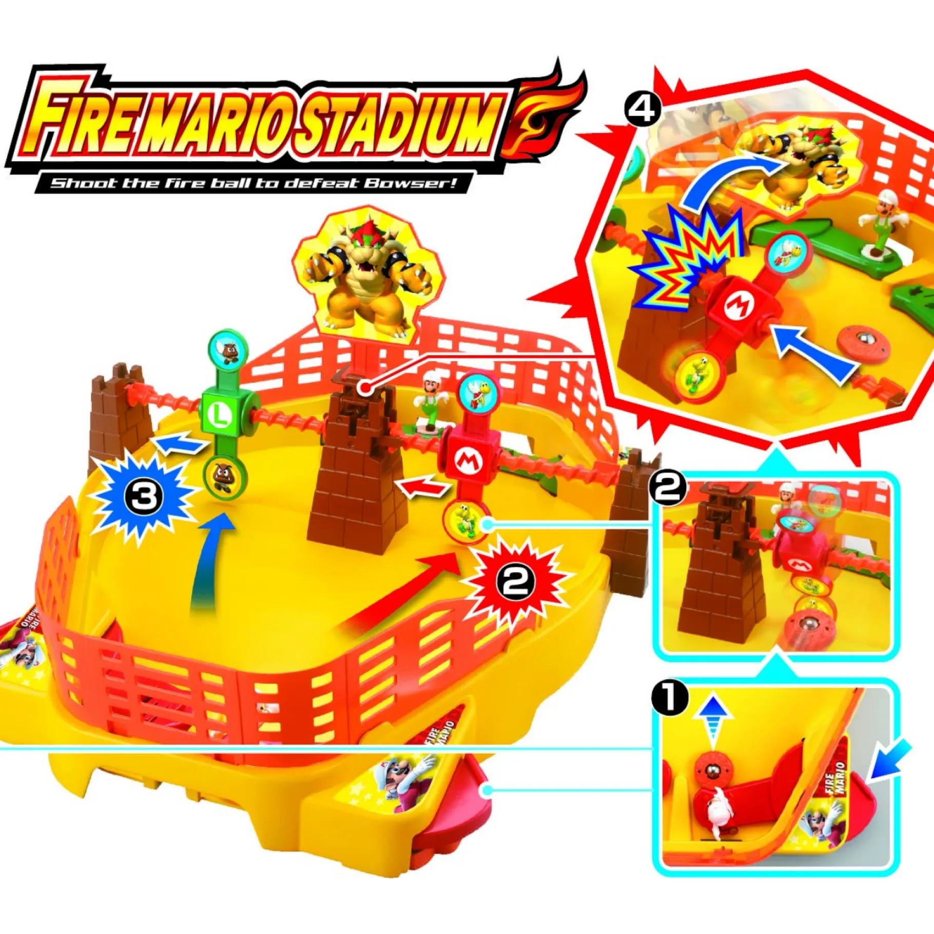 Kinderspellen>Epoch Super Mario Vuur Stadion - Kinderspel