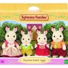 Speelfiguren|Meisjes>Epoch Sylvanian Families 5655 Chocolade Konijn Familie