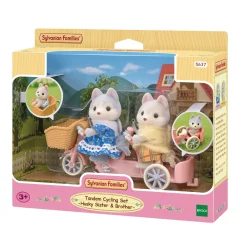 Meisjes>Epoch Sylvanian Families 5637 Tandem Fiets Husky Zus en Broer