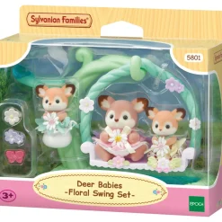 Meisjes>Epoch Sylvanian families baby hertjes bloemen schommel