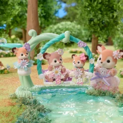 Meisjes>Epoch Sylvanian families baby hertjes bloemen schommel