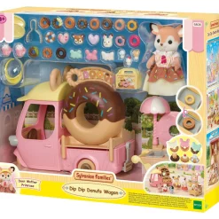 Speelfiguren|Meisjes>Epoch Sylvanian families dip dip donut wagen