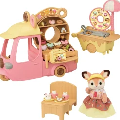 Speelfiguren|Meisjes></noscript>Epoch Sylvanian families dip dip donut wagen