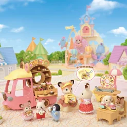 Speelfiguren|Meisjes></noscript>Epoch Sylvanian families dip dip donut wagen