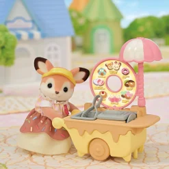 Speelfiguren|Meisjes></noscript>Epoch Sylvanian families dip dip donut wagen