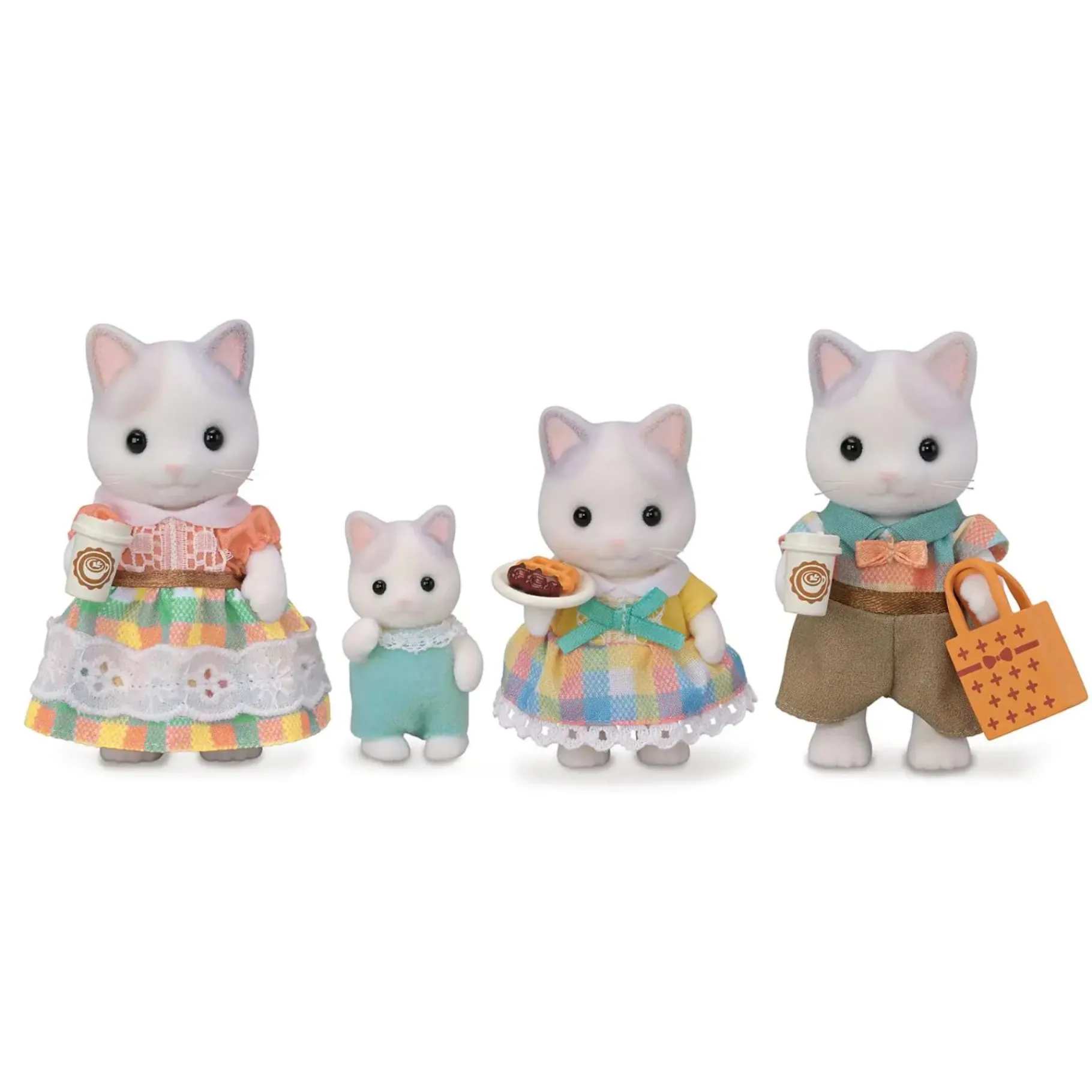 Speelfiguren|Meisjes>Epoch Sylvanian Families Familie Latte Kat