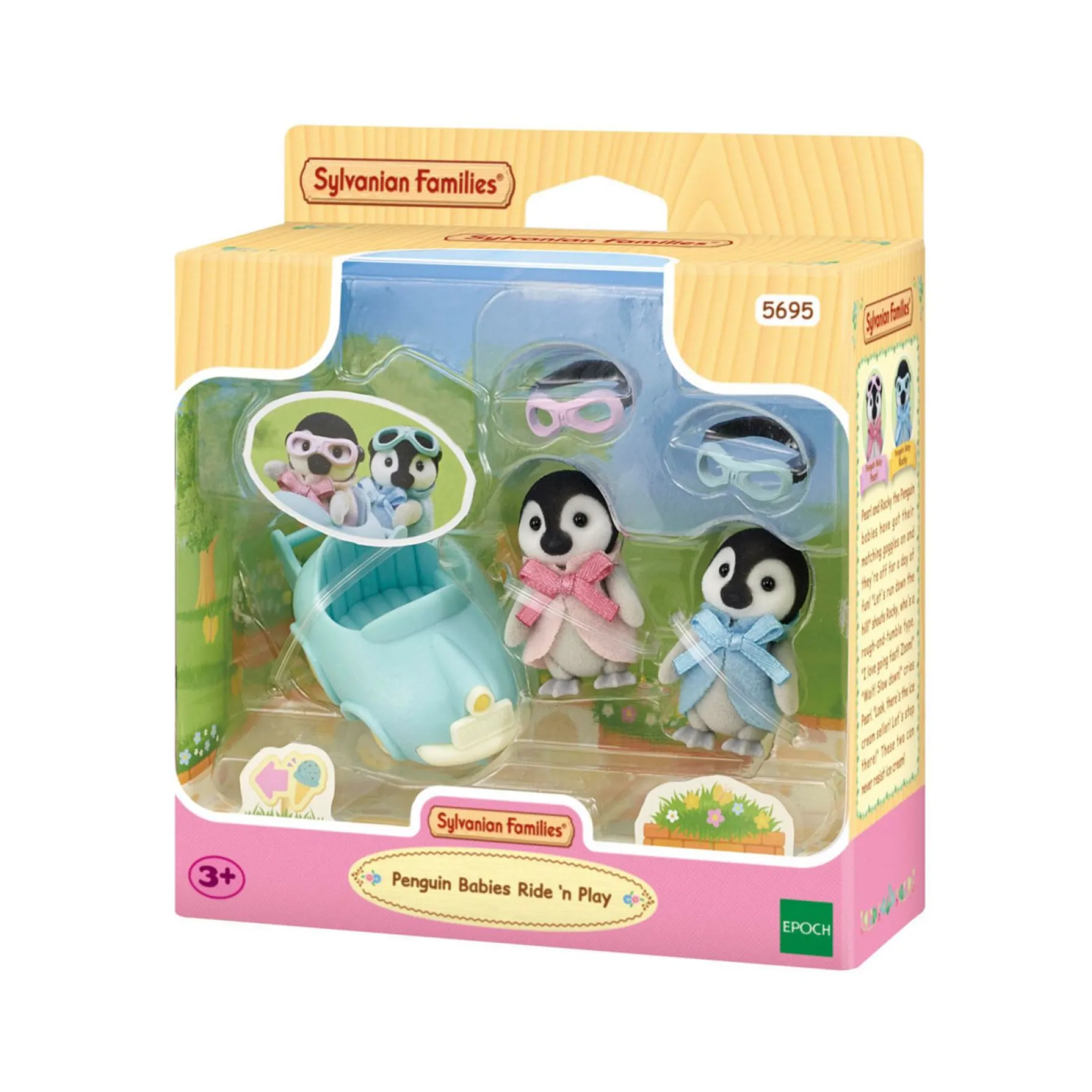 Speelfiguren>Epoch Sylvanian Families Pinguïn Babies Speelset