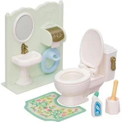 Poppenbadjes En Badaccessoires>Epoch Sylvanian Families Toilet Set