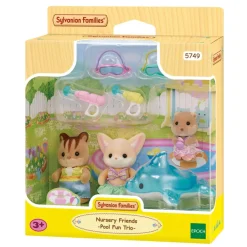 Speelsets|Jongens>Epoch Sylvanian Families Trio Peutervriendjes Zwembad Fun