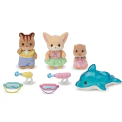 Speelsets|Jongens>Epoch Sylvanian Families Trio Peutervriendjes Zwembad  Fun