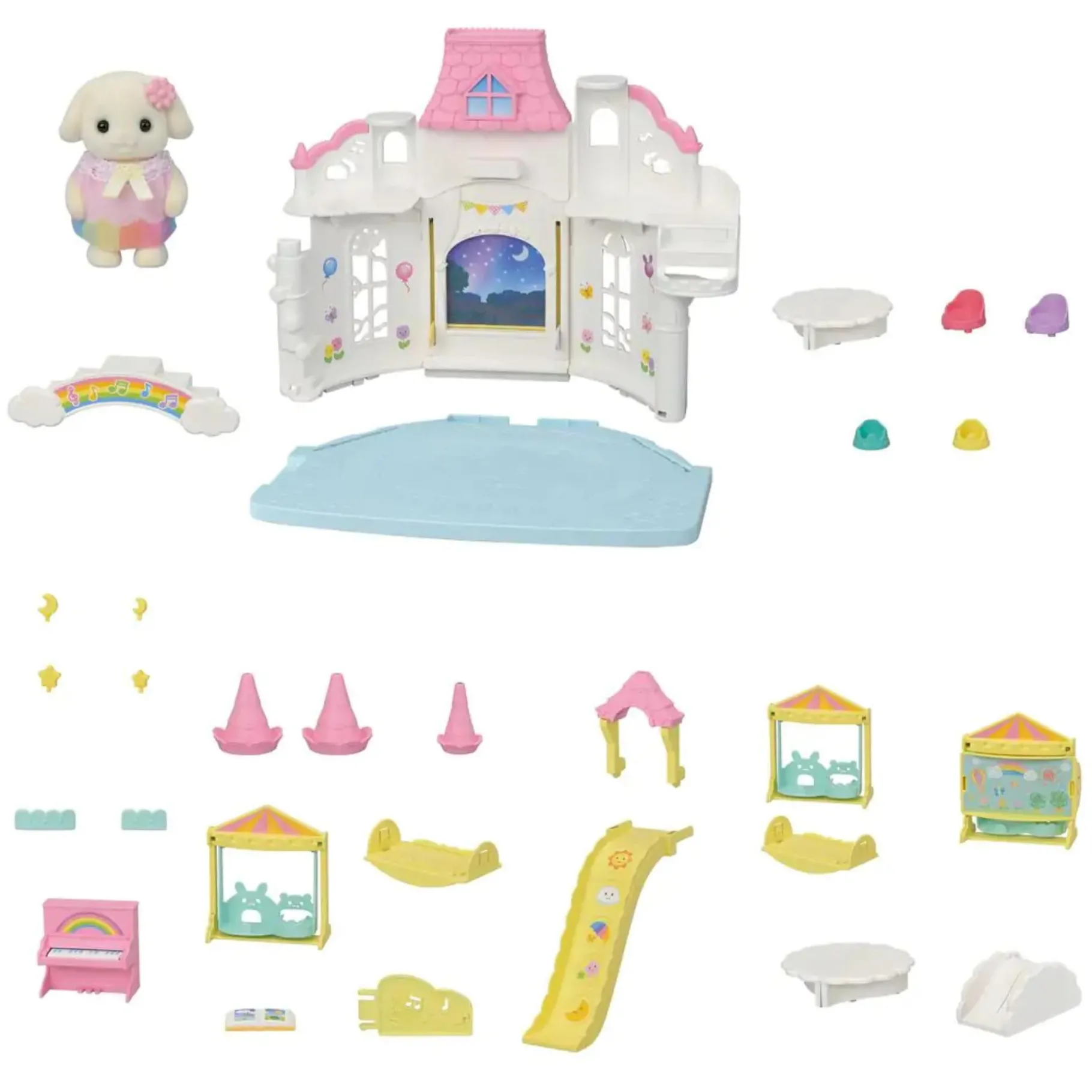 Poppenhuis|Meisjes>Epoch Sylvanian Families Zonnig Kinderopvang Kasteel