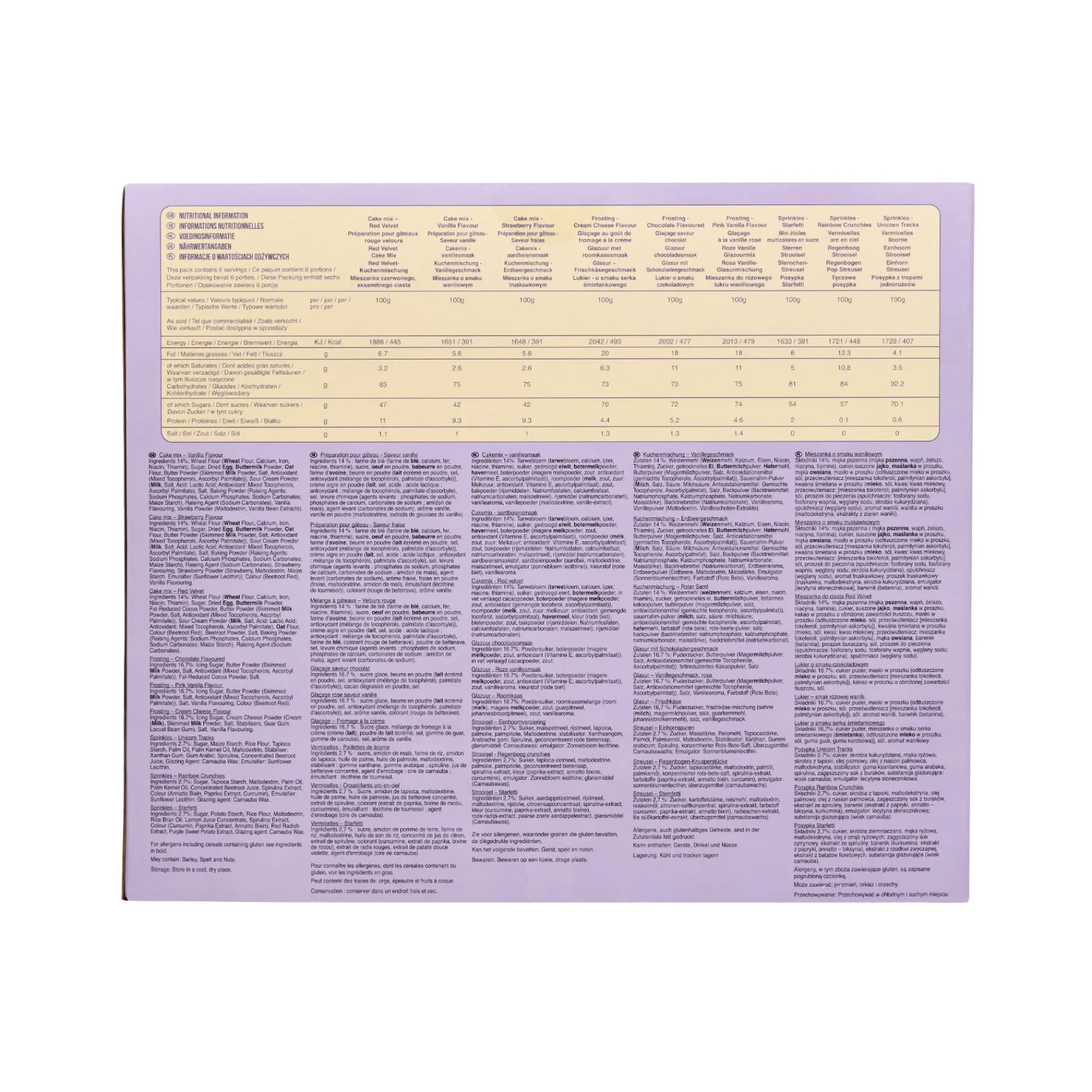 Feestartikelen> Tasty Tinies Unicorn Party Pack