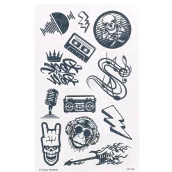 Stickers> Tattoos Rock muziek