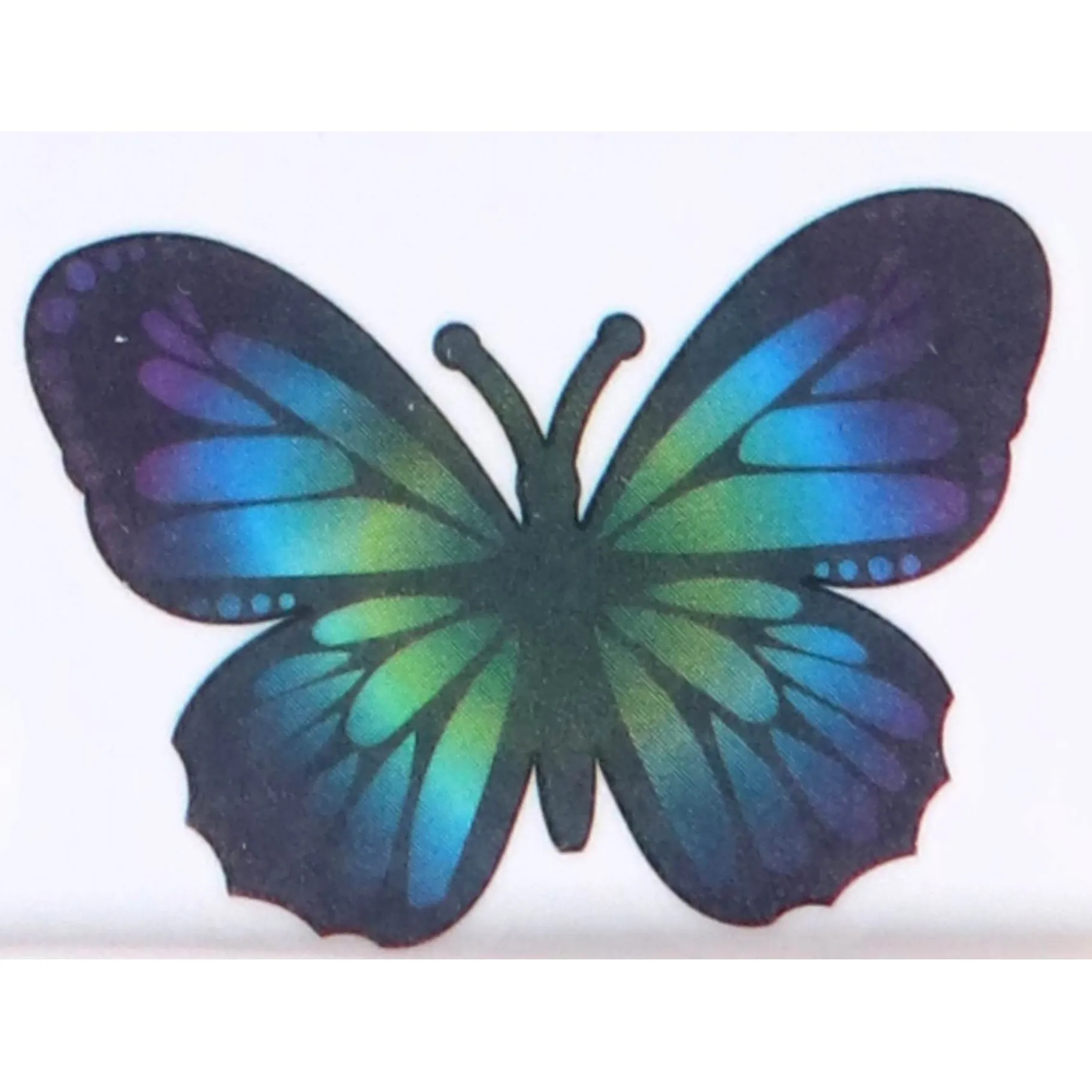 Stickers> Tattoos vlinders metallic