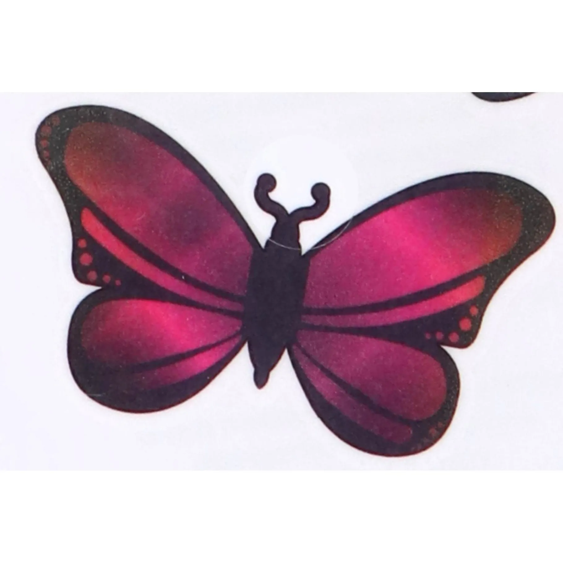 Stickers> Tattoos vlinders metallic