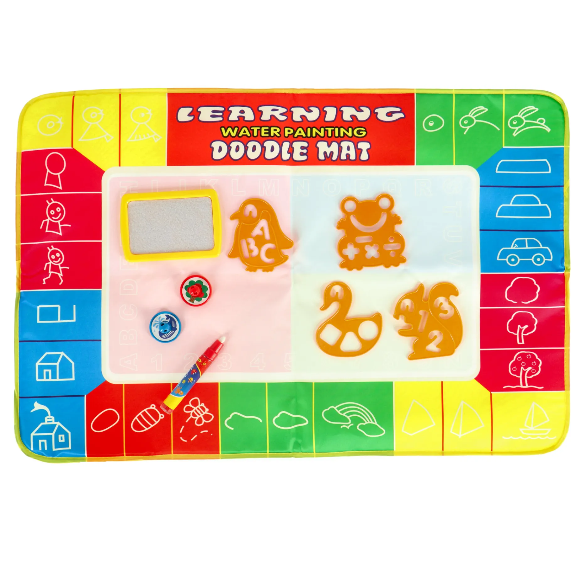 Tekenen / Kleuren> Tekenmat Aqua 73x48cm