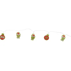 Feestartikelen> The Grinch licht slinger 12 leds, 2 meter