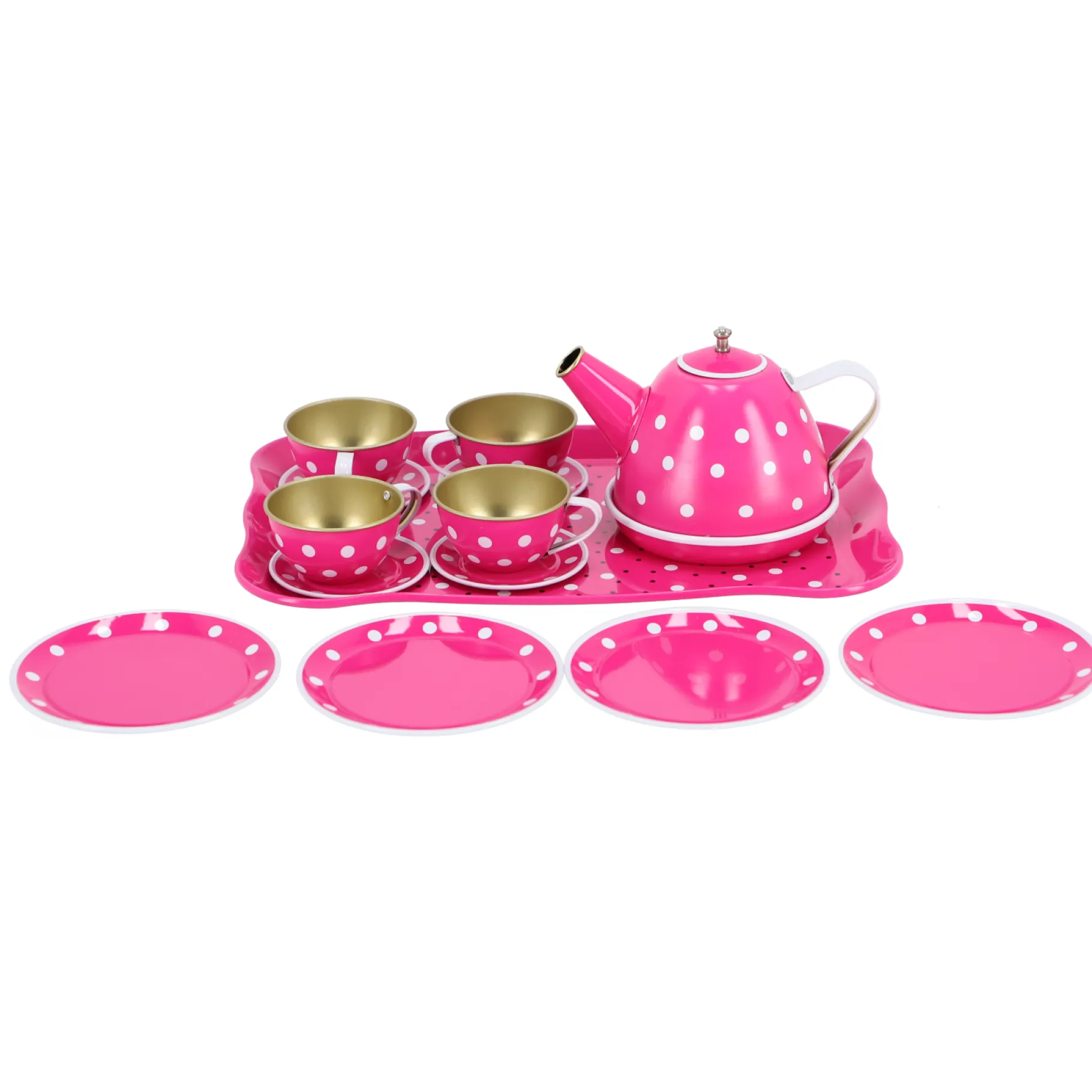 Servies|Meisjes> Theeset op dienblad 18-delig