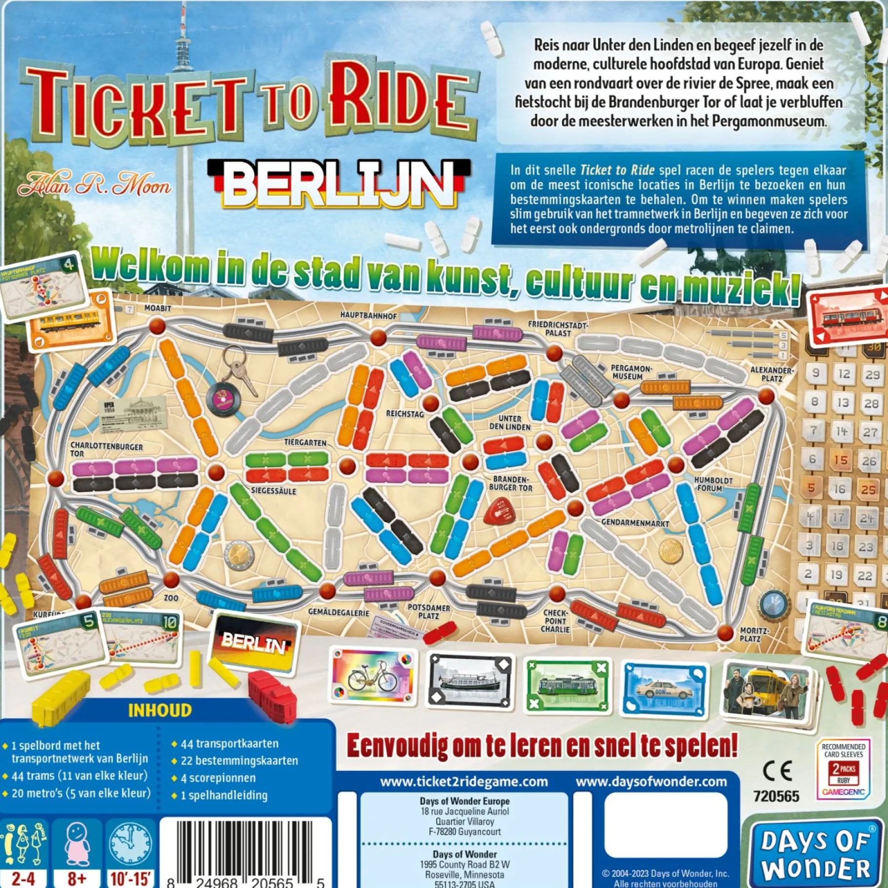 Bordspellen> Ticket To Ride Berlijn - Bordspel