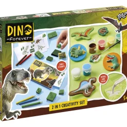 Knutselsets> Totum Dino Gipsgieten 2 In 1 Set