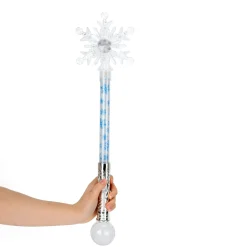 Verkleden|Jongens></noscript> Toverstaf sneeuwvlok met licht