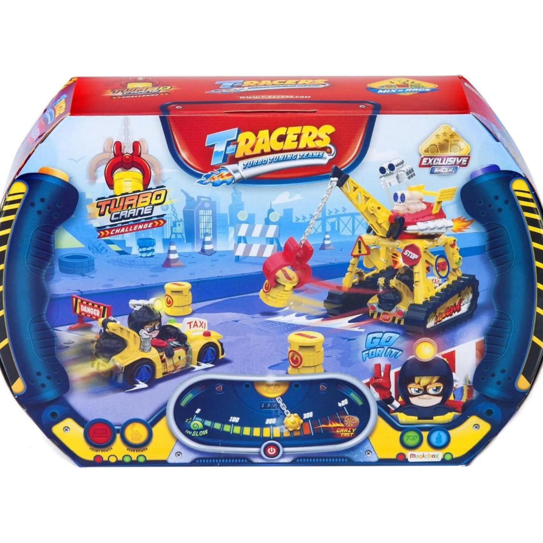 Stuntsets|Jongens> T-Racers Turbo Crane