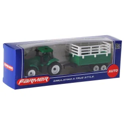 Voertuigen|Jongens> Tractor Met Aanhanger 3 Assorti