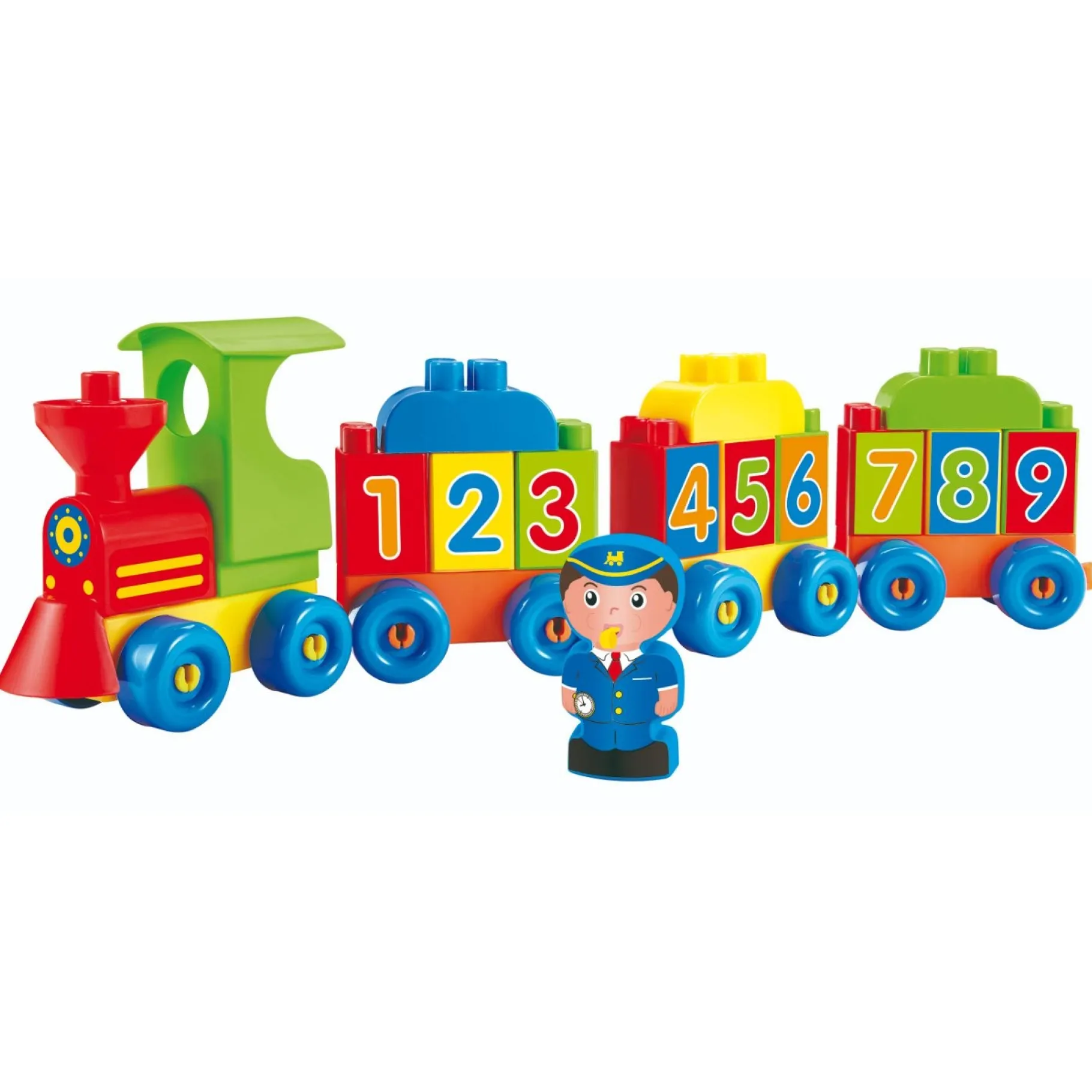 Speelsets Peuter>Abrick Trein Cijfers En Blokken