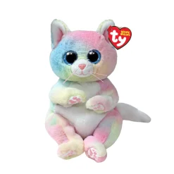 Dieren Knuffels En Pluche>Ty Beanie Bellies  Cat Rainbow 17cm