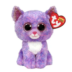 Overige>Ty Beanie Boo Cassidy Lavender Cat 15 Cm