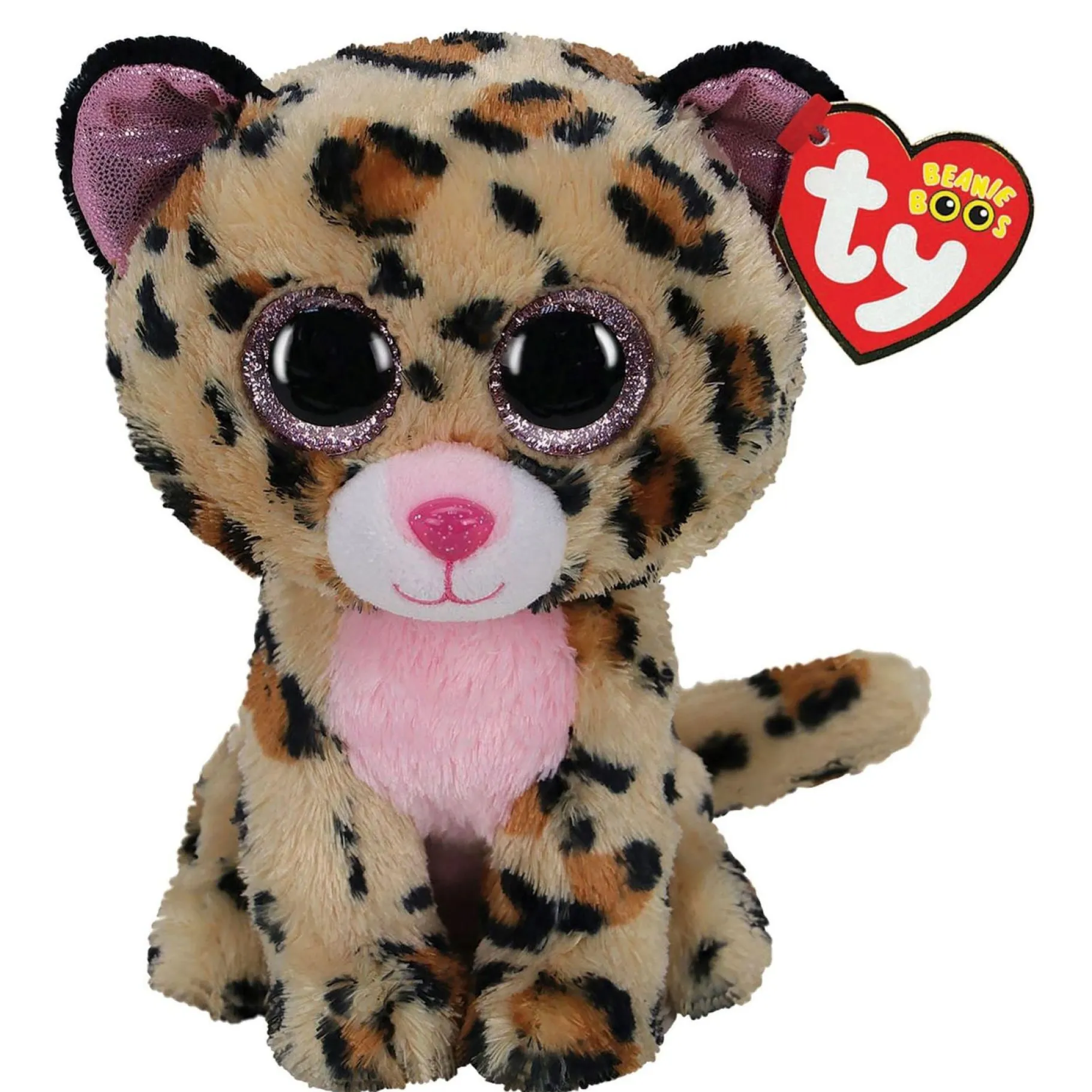 Overige>Ty Beanie Boo Livvie Leopard 15Cm