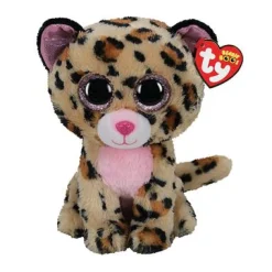 Dieren Knuffels En Pluche>Ty Beanie Boo Livvie Leopard 24 Cm
