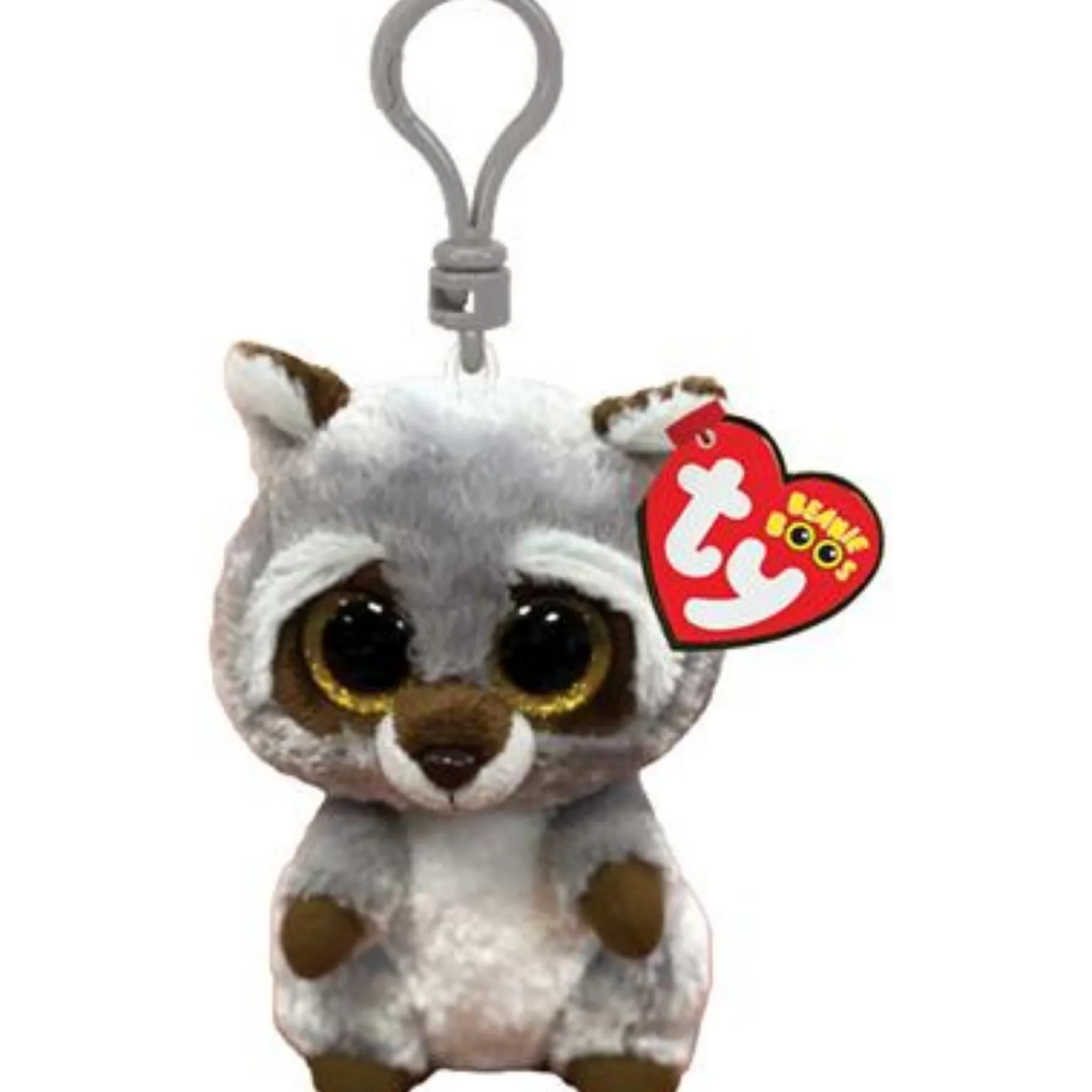Sleutelhangers> Ty Beanie Boo Sleutelhanger Oakie Racoon Clip